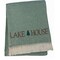 Homeroots 55" X 70" Sage And White Cotton Blend Lake House Embroidered Throw Blanket with Fringe 713573 - alternate 4