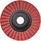 Pferd 5'' POLIVLIES CO-COOL Flap Disc - 7/8'' Arbor Hole - 80 grit, Medium Grade 43301 - alternate 3