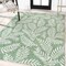 Jonathan Y Nevis Palm Frond Cream/Green 3 ft. x 5 ft. Indoor/Outdoor Area Rug SMB119G-3 - alternate 5