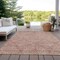 Homeroots 3' X 5' Pink And Brown Moroccan Washable Indoor Outdoor Area Rug 605133 - alternate 5