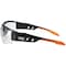 Klein Tools Safety Glasses, Anti-Fog & Anti-Scratch, Clear Lens, Black/Orange Frame 60161 - alternate 6