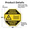 Signmission Shock Warning Electric Fence, 10 Inch X 10 Inch, Vinyl Decal OC-D-10-51 - alternate 3
