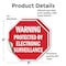 Signmission Warning Protected by Electronic Sur, 6 inch X 6 inch, Vinyl Decal, 2PK OC-D-2PACK-6-338 - alternate 4