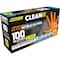 Ironclad Performance Wear Disposable Gloves, 8 mil Palm, Nitrile, Powder-Free, 100 PK, Orange, XL M02065 - alternate 2