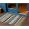 Homeroots 3' X 5' Beige Gold And Brown Striped Washable Indoor Outdoor Area Rug 618250 - alternate 1