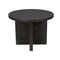 Homeroots 48" Deep Taupe Rounded Solid Wood Pedestal Base Dining Table 488599 - alternate 1