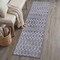 Jonathan Y Leila Moroccan Diamond Trellis Non-Slip Machine-Washable Gray/Ivory 2 ft. x 8 ft. Runner Rug CMR101C-28 - alternate 1