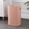 Happimess Tammi Kitchen 14.5-Gallon Slim Metal Push Button Trash Can, Flamingo Pink HPM1017G - alternate 5