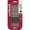 Uniball TM 207 Needle Gel Pens - 0.7 mm Medium Needle Pen Point - Refillable - Retractable - Black, 6PK 1738430 - alternate 2