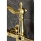 Kingston Brass Two-Handle Wall Mount Bridge Kitchen Faucet, Brushed Brass KS2447TAL - alternate 5