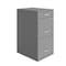 Space Solutions 14.25 in W 3 Drawer Vertical File Cabinet W/ Pencil Drawer, Arctic Silver 24413 - alternate 1