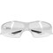 Bouton Optical Rimless Safety Glasses with Clear Temple, Clear Lens and Anti-Scratch / Anti-Fog Coating 250-49-0020 - alternate 5