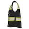 Dome75 Hi-Vis Safety Vest MD Class Non-ANSI/Enhanced Visibility , Reinforced Front Zipper 7 Pockets, 1 OV6183 - alternate 6
