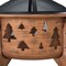 Sunjoy 30 in. Tree Motif Round Wood Burning Firepit A301027000 - alternate 2