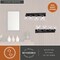 Vaxcel Lowell 4-Light Vanity Light, Matte Black, Clear Glass, 30-In. Wide W0590 - alternate 4