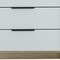 Homeroots 28" Brown And White Three Drawer Dresser 477804 - alternate 6