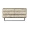 Homeroots 61" Natural Solid Wood Six Drawer Double Dresser 518619 - alternate 1
