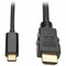 Tripp Lite USB C TO HDMI ADAPTER CABLE CONVERTER UHD ULTRA HIGH DEFINITION 4K X 2K  30HZ TH U444-016-H - alternate 1