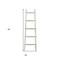 Homeroots 59" X 18" X 2" White Decorative Ladder Shelve 379916 - alternate 4