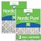 Nordic Pure 20x20x4 Pleated Air Filter, High Capacity, Electrostatically Charged Synthetic Media, MERV 13, 2 PK 20x20x4M13-2 - alternate 1