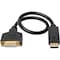Tripp Lite DISPLAYPORT TO DVI CABLE ADAPTER - M/F, 1920 X 1200/1080P, GOLD-PLATED CONNECTOR P134-001-GC - alternate 5