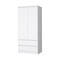 Homeroots 32" White Accent Cabinet Soft Close With Multiple Shelves And Two Drawers 518211 - alternate 1