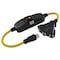Conntek 2.5FT SJTW 12/3 5-15P to Tri-Outlet 5-15RI-Plug with GFCI + Tri-Outlet 20910-3IG - alternate 1