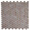 Apollo Tile Lucenza 12x12 in. Taupe Matte Recycled Glass Penny Round Mosaic Tile (10.56 sq ft/case) 12PK APLGIO88CALPENA - alternate 1