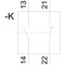 Siemens Fault signal contact 1 NO+1 NC for Miniature circuit breaker according to UL 5ST3020-0HG - alternate 5
