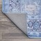Jonathan Y Maris Ornate Medallion Machine-Washable Blue/Navy 3 ft. x 5 ft. Area Rug WSH109B-3 - alternate 4