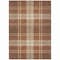 Homeroots 10' X 14' Chocolate Copper And Gold Plaid Washable Indoor Outdoor Area Rug 596326 - alternate 6