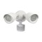 Nuvo LED Security Light Dual Head Motion Sensor Included White Finish 3000K 65/711 - alternate 1