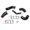 Hps Performance High Temp Reinforced Silicone Intercooler Hose Boots Kit, Black,  57-1420-BLK - alternate 1