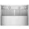 Victory 48-Inch 1200 CFM Wall Mount Range Hood for Outdoor BBQ's, Baffle Filters, Dimmable LED Lights Twister-BBQ-48 - alternate 4