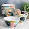 Gibson Home Tropical Sway 12 Piece 6 Inch Melamine Bowl Set in Multi Color Leaf 96105.01 - alternate 5
