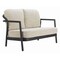 Homeroots 50" Beige Polypropylene Sofa 667660 - alternate 4