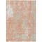 Homeroots 10' X 14' Coral And Ivory Abstract Washable Indoor Outdoor Area Rug 612928 - alternate 5