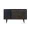 Homeroots 63" Gray Solid Wood Three Drawer Dresser 518623 - alternate 1