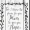 Homeroots Plans to Give You Hope 2 Black Framed Print Wall Art 407749 - alternate 2