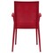 Leisuremod Weave Mace Indoor/Outdoor Arm Chair, Red MCA19R - alternate 5