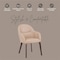 Leisuremod Elias Dining Chair Upholstered in Leather Velvet and Powder Coated Iron Legs EDC21LTP - alternate 7