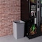 Regal Altair 35 Gallon Square Gray Plastic Trash Can, Heavy Duty Resin Construction ZR-TC-100-SQ35GR - alternate 4
