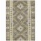 Homeroots 3' X 5' Beige Geometric Washable Indoor Outdoor Area Rug 607422 - alternate 6