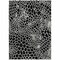 Homeroots 9' X 12' Black And Ivory Geometric Washable Indoor Outdoor Area Rug 595059 - alternate 5