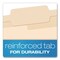 Pendaflex Reinforced Top Tab Manila File Folder, 2/5-Cut Tabs: Right of Center Position, Letter, Manila, 100PK R752 2/5 RC - alternate 5