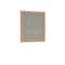 Ghent 1 Door Enclosed Fabric Bulletin Board, Oak Wood Frame, 3'H x 2'W, Taupe PW13624F-96 - alternate 1