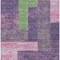 Homeroots 8' X 10' Purple Green And Pink Geometric Washable Indoor Outdoor Area Rug 612445 - alternate 5