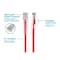 Monoprice Slim Cat6 Utp Cable 5 ft.Red 14810 - alternate 3