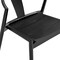 Homeroots Black Solid Wood Open Back Dining Side Chair 653940 - alternate 6