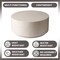 Leisuremod Terra 36 in Round Fiberstone Side Table, Weatherproof, Indoor/Outdoor, Fully Assembled TCT36W - alternate 5